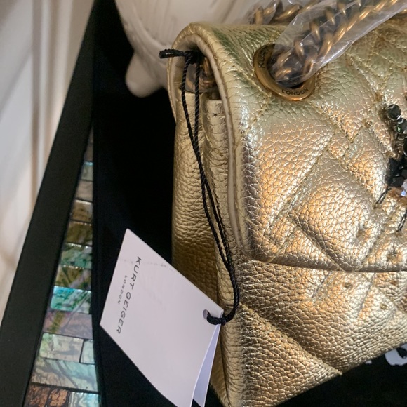 Kurt Geiger London Kensington Eye Quilted Leather Crossbody Bag - Picture 15 of 16